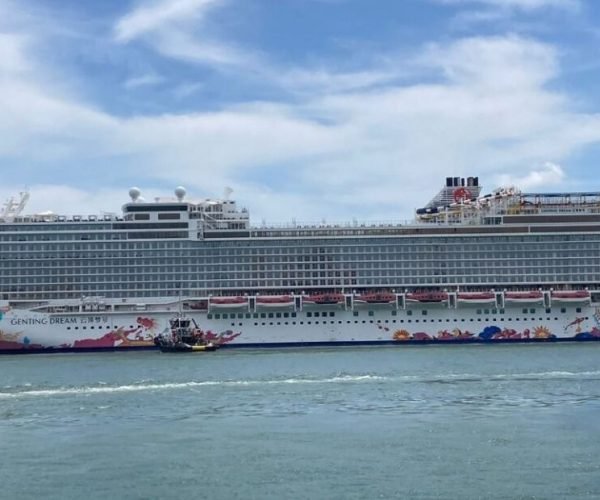 Genting Dream arrives at Marina Bay Cruise Centre Singapore to start sail from 15 June