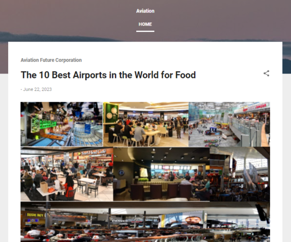 The 10 Best Airports in the World for Food