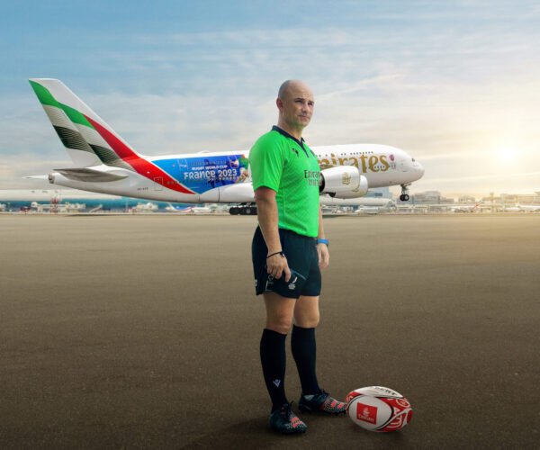 Emirates ushers in Rugby World Cup 2023 excitement with renowned referee, Jaco Peyper