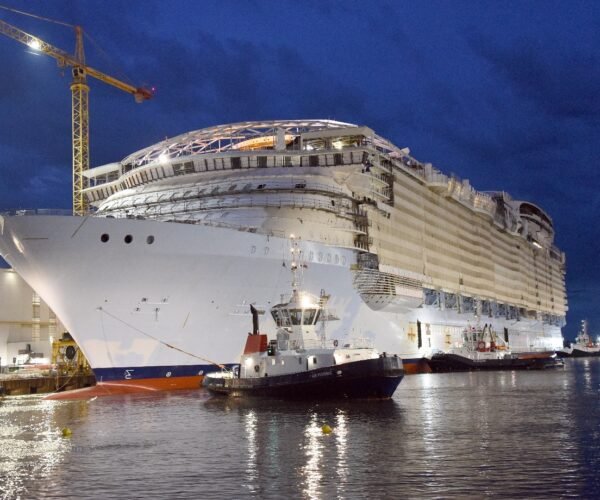 Royal Caribbean’s Utopia Of The Seas Floats For The First Time