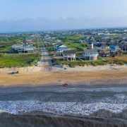 Beach homes along Crystal, Beach Texas