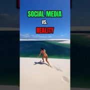 SOCIAL MEDIA VS. REALITY (shocking)  #travel #shorts #socialmedia #reality