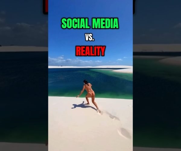 SOCIAL MEDIA VS. REALITY (surprising)  #journey #shorts #socialmedia #actuality