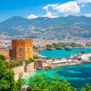 The Red Tower In Alanya, Turkey